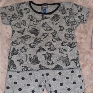 Girls Disney cotton on kid pajamas